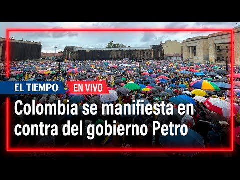 Marchas en Colombia: manifestaciones avanzan en Bogotá, Medellín, Barranquilla y otras ciudades