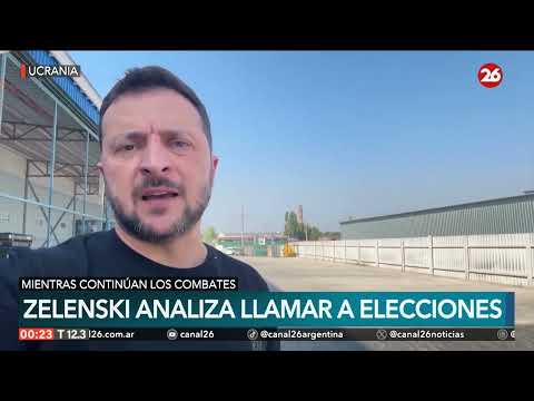 UCRANIA | Zelenski analiza llamar a elecciones