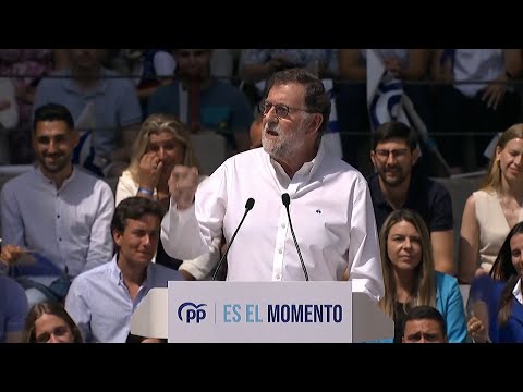 Rajoy recalca que se elige entre Feijóo o el Gobierno Frankestein