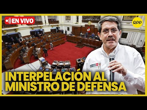 Debate de interpelación a ministro de Defensa Jorge Chávez | EN VIVO
