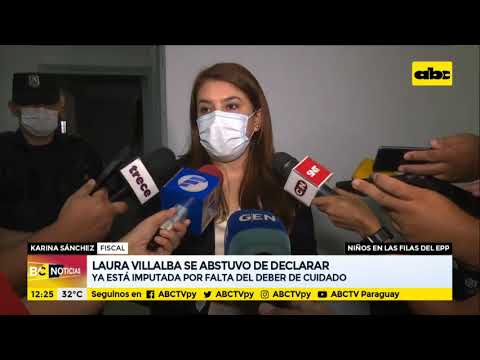 Laura Villalba se abstuvo de declarar