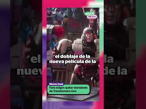 Fans exigen quitar a Eduardo Capetillo y Juca del doblaje de Transformers Uno | Reporte Indigo