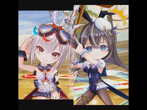 【白猫】#ファリエ(15凸GC双) & #ユノス(前半, 15凸GC輝劍):Lv.9999 超剣閃!コスモアイアコス(弱点, HP20京)|#白猫プロジェクト#shorts