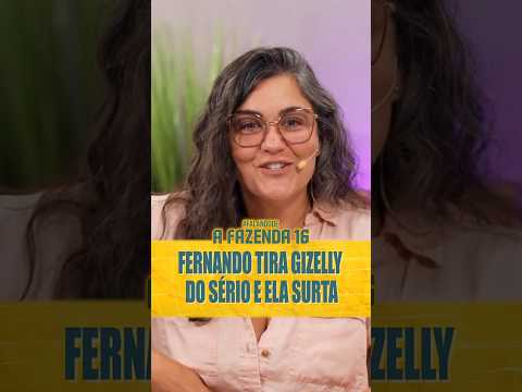 Giselly e Fernando tretaram por causa de um cabelo na comida.