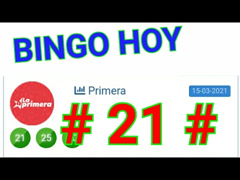 RESULTADOS de HOY....!! # 21 # BINGO HOY / loteria LA PRIMERA HOY/ NÚMEROS GANADORES PARA HOY