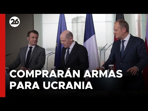 GUERRA RUSIA - UCRANIA | Alemania, Francia y Polonia comprarán armas para Ucrania