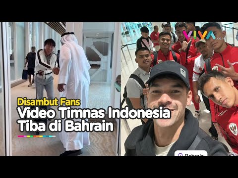 Tiba di Bahrain, Timnas Indonesia Langsung Disambut Fans Garuda