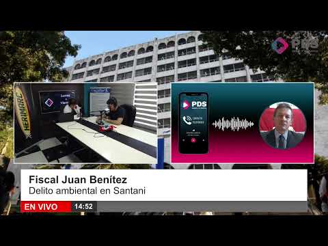Fiscal Juan Benítez - Delito ambiental en Santani