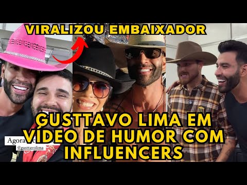 Gusttavo Lima em RESENHA com influencers famosos, diverte os fãs