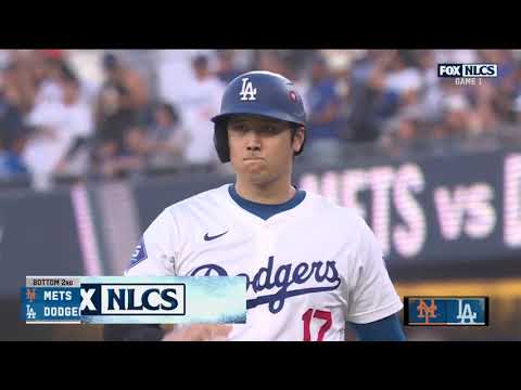 Shohei Ohtani NLCS RBI! Shohei drives in a run off Kodai Senga in NLCS Game 1! | 大谷翔平ハイライト