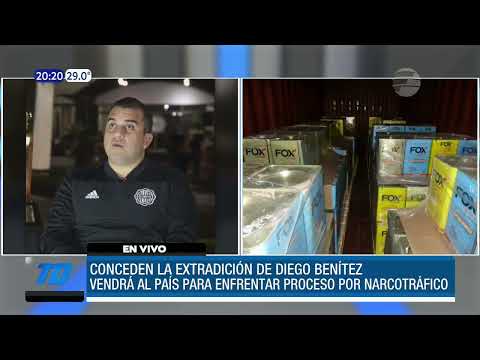 Conceden la extradición de Diego Benítez