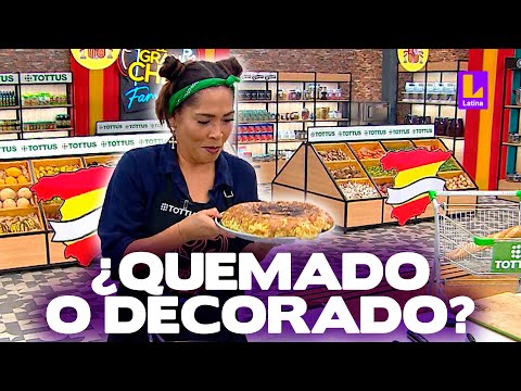 Katia Palma quema su tortilla: Es parte de la decoración | El Gran Chef Famosos