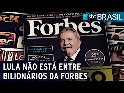 É falsa imagem de que Lula estaria entre bilionários da Forbes | SBT Brasil (26/09/22)
