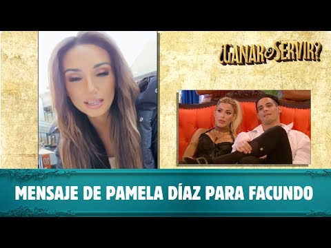 Mensaje de Pamela Díaz para Facundo | ¿Ganar o Servir? | Canal 13