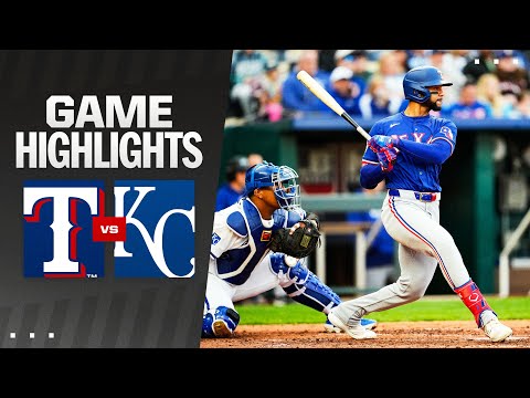 Rangers vs. Royals Game Highlights (5/4/24) | MLB Highlights