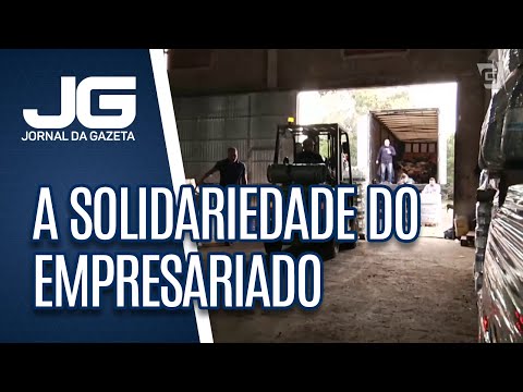 No Sul, a solidariedade também vem do empresariado