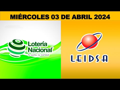 Lotería Nacional LEIDSA y Anguilla Lottery en Vivo ? MIÉRCOLES 03 de abril 2024 - 8:55 PM