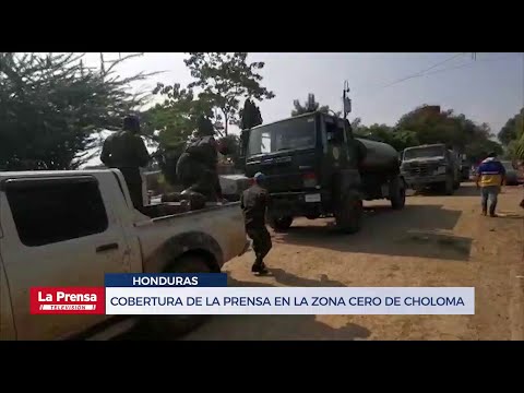 Cobertura de La Prensa en la zona cero de Choloma
