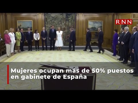 Mujeres ocupan más de 50% puestos en gabinete de España