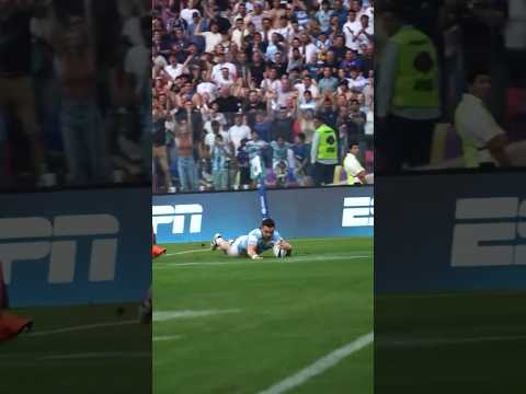 Try de Mateo Carreras en Santiago del Estero Los Pumas vs Springboks