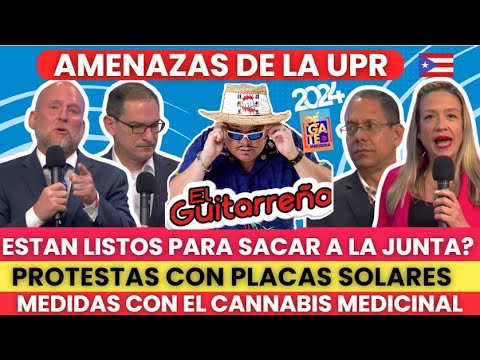 El Guitarreño en vivo La UPR con planes de HUELGA hoy con 4 politicos