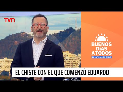 El chiste con el que comenzó Eduardo Fuentes el Buenos Días a Todos