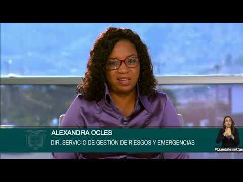 #RuedaDePrensa | Rueda de Prensa de la Secretaria de Gestión de Riesgos, Alexandra Ocles.
