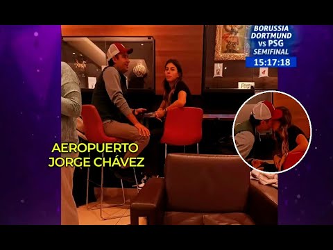 Alondra García Miró es captada besando a su novio en aeropuerto