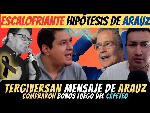 Andrés Arauz dio ESCALOFRIANTE hipótesis que fue tergiversada ¡Compraron bonos! Caso Villavicencio