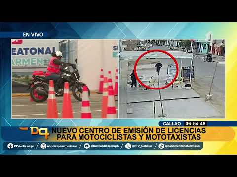 BDP EN VIVO Municipio del Callao otorga licencias de conducir a motociclistas y mototaxistas