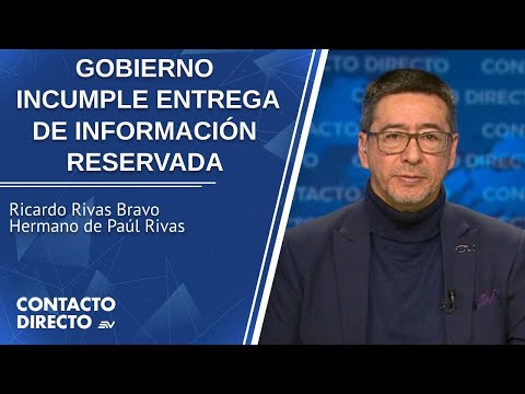 Entrevista con Ricardo Rivas Bravo - Hermano de Paúl Rivas | Contacto Directo | Ecuavisa