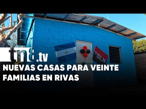 Dos familias de Rivas estrenan hogar gracias al Programa Bismarck Martínez