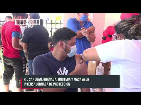 Vacunas Soberana, Abdala y Sputnik Light para familias de Río San Juan - Nicaragua