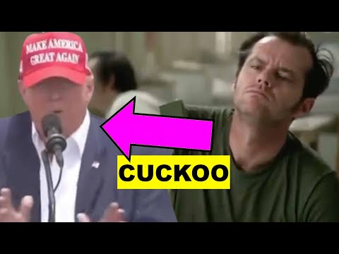 OMG U see this!!!  Cuckoo Trump  ONE FLEW OVER THE CUCKOO'S NEST featuring Donald Trump