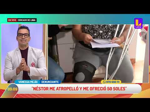 Nestor Villanueva acusado de atropellar a mujer y solo darle S/50