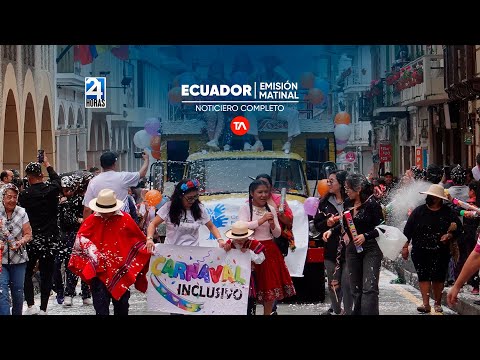 Noticiero de Ecuador (Emisión Matinal 13/02/2024)