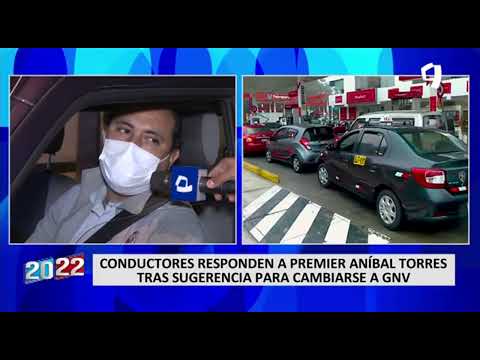 Conductores responden a premier Aníbal Torres tras sugerencia para cambiar vehículos a GNV