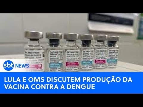 Lula e Diretor-Geral da OMS discutem produção da vacina contra a dengue|#SBTNewsnaTV(06/02/24)