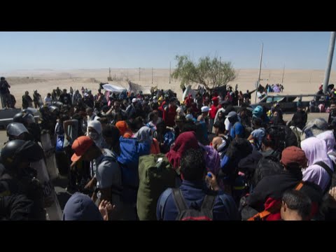 Arica decreta “emergencia” migratoria ante crisis humanitaria en la frontera