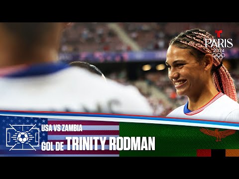 Gol de Trinity Rodman | USA vs Zambia 1-0 | Juegos Olímpicos París 2024 | Telemundo Deportes