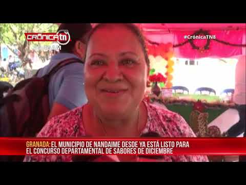 Un éxito el concurso municipal de Sabores Navideños en Nandaime – Nicaragua