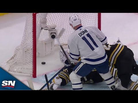 Maple Leafs Max Domi Answers Bruins Score With Tying Goal 14 Seconds Later