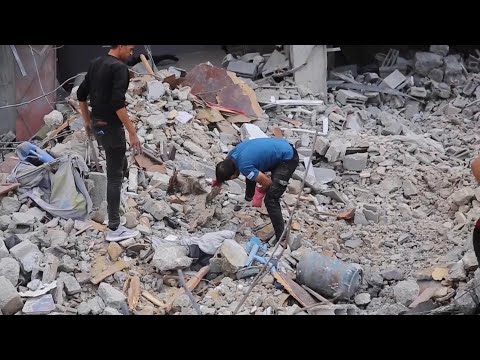 Across Gaza, Palestinians search for bodies of loved ones left under rubble for weeks
