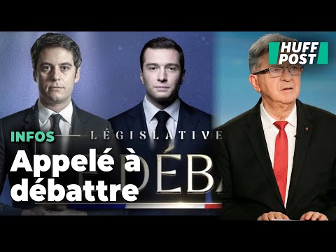 Gabriel Attal et Jordan Bardella veulent tous les deux débattre avec Jean-Luc Mélenchon