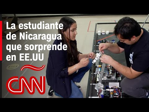 Una joven de Nicaragua gana reconocimientos en robótica en Estados Unidos sin dominar el inglés