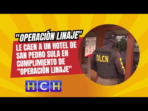 Le caen a un Hotel de San Pedro Sula en cumplimiento de Operación Linaje