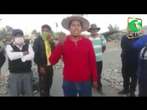 En Cochabamba un bloqueador ofrece “puñetes” al Ministro de Gobierno, Arturo Murillo pidiendo que se