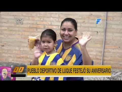 Pueblo deportivo de Luque festejó su aniversario