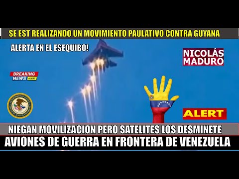 URGENTE! Envian aviones bombarderos a frontera de Venezuela con Guyana