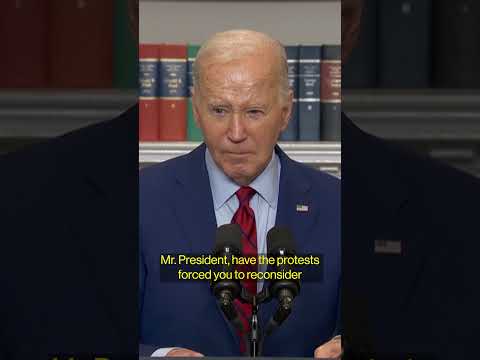 Biden: College Protests Haven't Changed US Policies on Israel